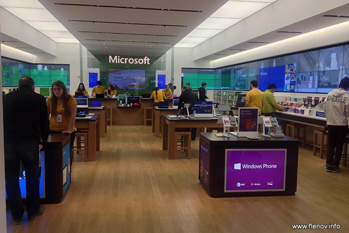 Магазин Microsoft в США