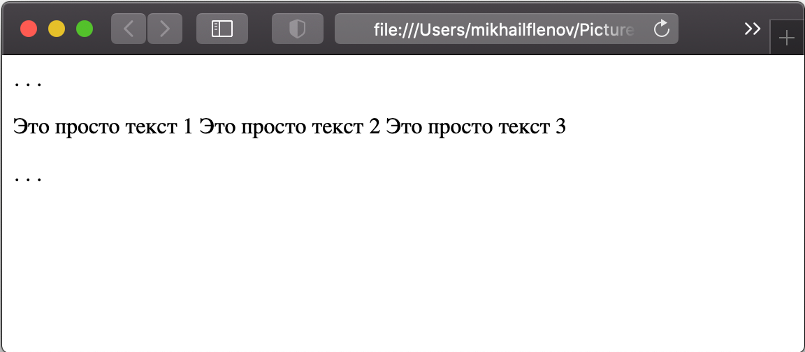 span в html